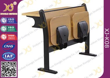 China Melamine Desktop Foldable Lecture Theatre Chairs Iron Hinge Type , ISO9001 supplier
