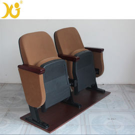 China Small Size Leather Lecture Hall Chairs For Conference Room 5 Years Warranty supplier