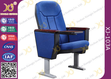 China Back Fixed Type Writing Table Lecture Theatre Seating With Manipulate Tender Design Aluminum Alloy Legs supplier