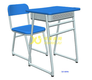 China HDPE Not Ajustable Single Student Desk And Chair Set Color Customed supplier