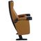 High - End Faux Leather PP Panel Movable Arm Cinema Theater Seats Reclined Back Customized supplier
