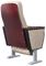 Modern Standard Seat Auditorium Church Chairs Solid Rubber Wood Armrest supplier