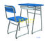 HDPE Not Ajustable Single Student Desk And Chair Set Color Customed supplier
